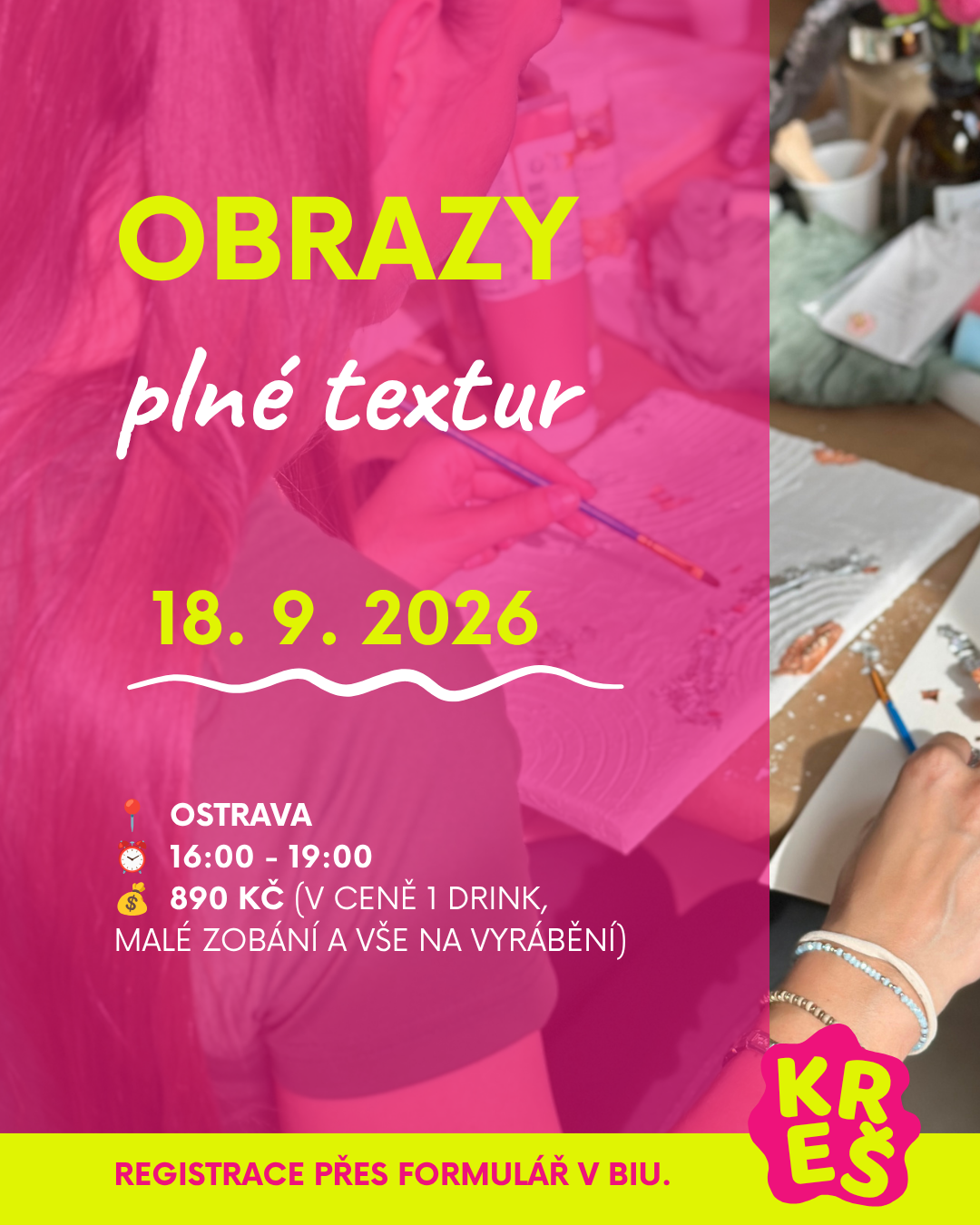 Obrazy plné textur — 18. 9. 2026